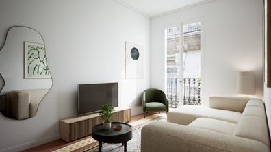 Un piso en el Born renovado con muebles de segunda mano, piezas retro y  diseño moderno